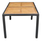 DINNING 1+6  (Wood top table)