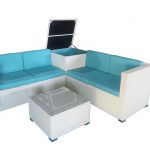 CONER SOFA SET WITH CUSHION BOX