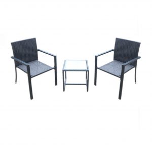 SET 0 WITH FRAME ARMCHAIRS