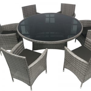 ROUND TABLE 140CM (WITH 06 CHAIRS)