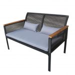 Steel Rattan Sofa set