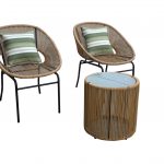 Courtyard Leisure Bistro Rattan Chair