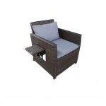 Rattan lounge sofa for balcony