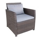 Rattan lounge sofa for balcony