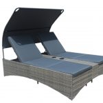 SUNBED WITH COVER