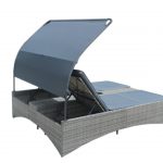 SUNBED WITH COVER